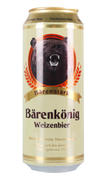 德国帝熊小麦啤酒500ml