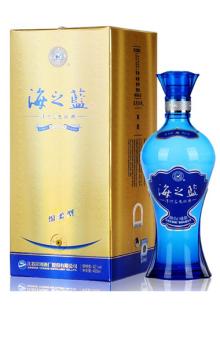 洋河 蓝色经典海之蓝绵柔型白酒42度 480ml单瓶